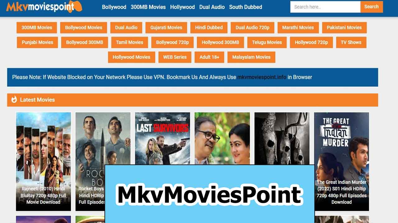 Mkvmoviespoint - All Quality All Size Free Dual Audio Free 300MB Bollywood Hollywood Movies Download HD