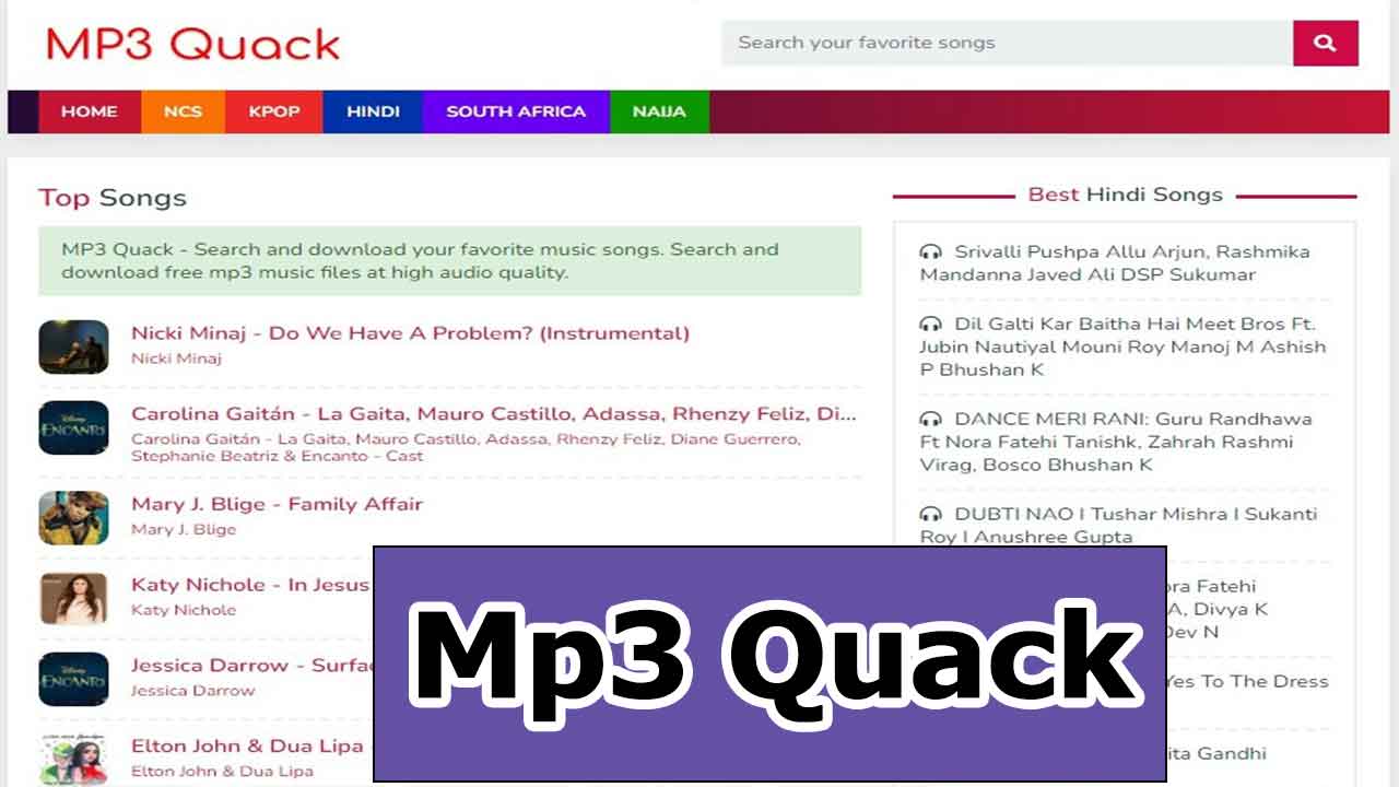 Quack mp3 MP3 Quack: