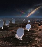 64 radio telescopes were assembled to unravel the mysteries of