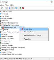 How to download and update SATA standard AHCI driver for